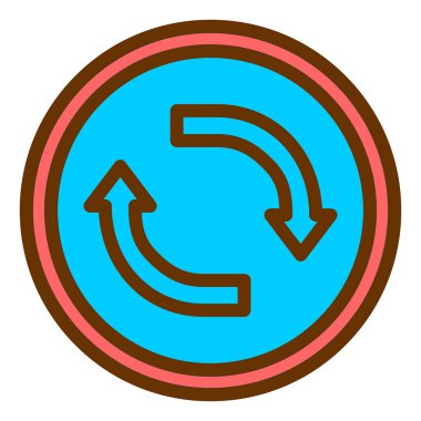 Okların vektör illüstrasyonu modern simge