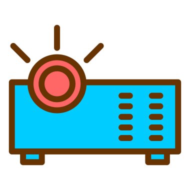 Kamera. Web simgesi basit illüstrasyon