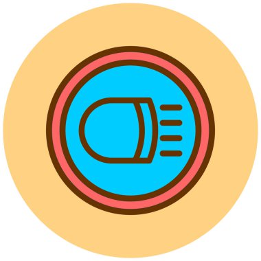 Teyp. Web simgesi basit illüstrasyon