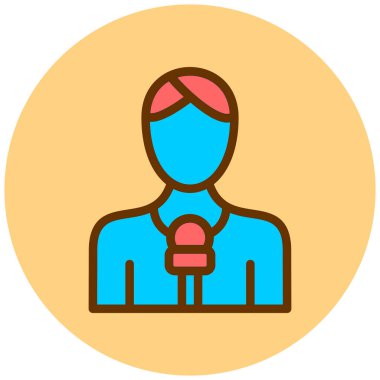 kullanıcı. Web simgesi basit illüstrasyon