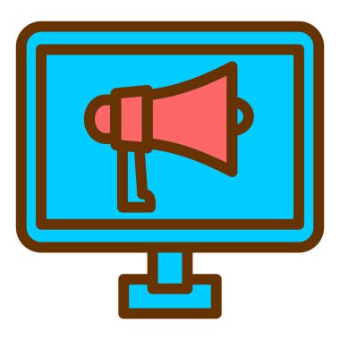 Web simgesi vektör illüstrasyonu