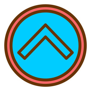 ok simgesi vektör illüstrasyonu