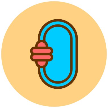 Mıknatıs Web simgesi basit illüstrasyon