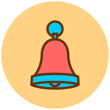 Zil. Web simgesi basit illüstrasyon