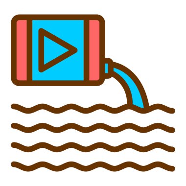 seo modern simgesinin vektör illüstrasyonu