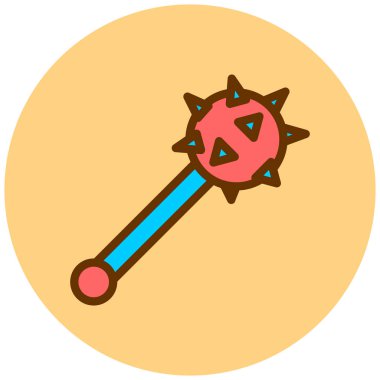 Cadılar Bayramı. Web simgesi vektör illüstrasyonu