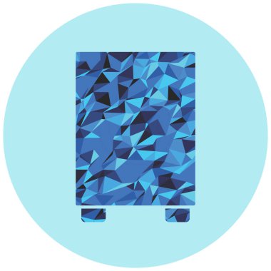 bir ağaç deseni ile mavi ve beyaz geometrik arkaplan