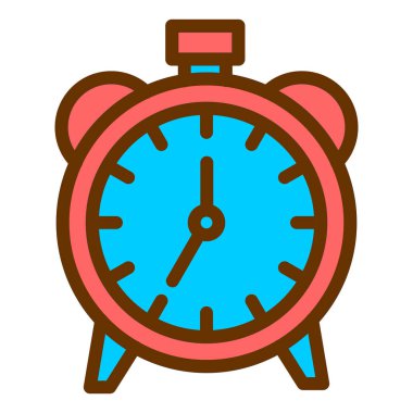 Saat. Web simgesi vektör illüstrasyonu