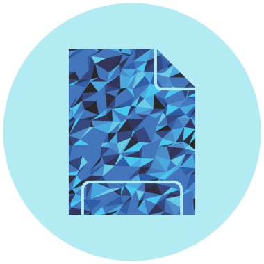 Elmas simgesinin vektör illüstrasyonu