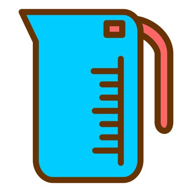 Beher. Web simgesi basit tasarım