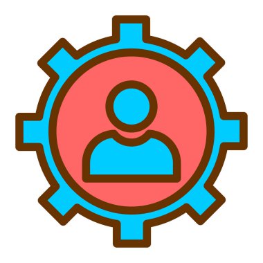 Ayarlama. Web simgesi basit illüstrasyon