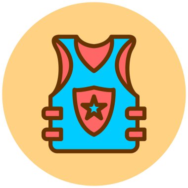 Tişört. Web simgesi basit illüstrasyon