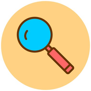 Ara. Web simgesi basit illüstrasyon