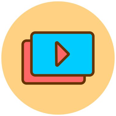 Video oynatıcı. Basit resimleme