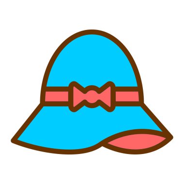 Şapka. Web simgesi basit tasarım