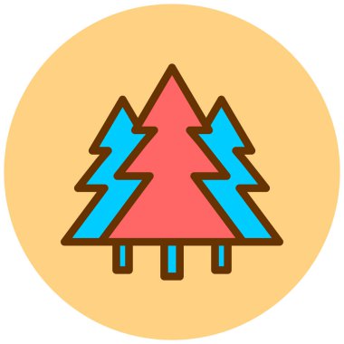 Yılbaşı ağacı. Basit tasarım