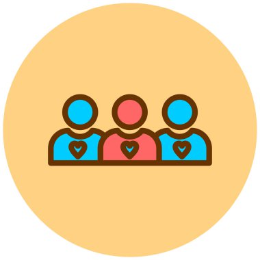 kullanıcı. Web simgesi basit illüstrasyon