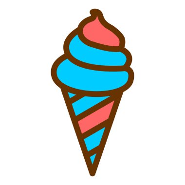 dondurma külahı vektör çizimi