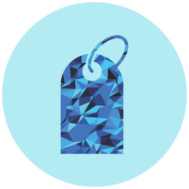 Alışveriş poşeti ikonu. Web için kıyafet vektör sembolünün basit bir illüstrasyonu