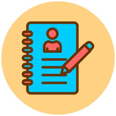 Panonun düz simgesinin vektör çizimi