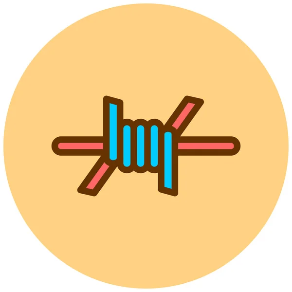Vektor Illustration Eines Kabelsymbols — Stockvektor