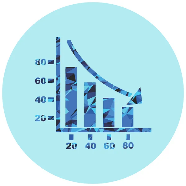 Grafico Icona Web Vettoriale Illustrazione — Vettoriale Stock