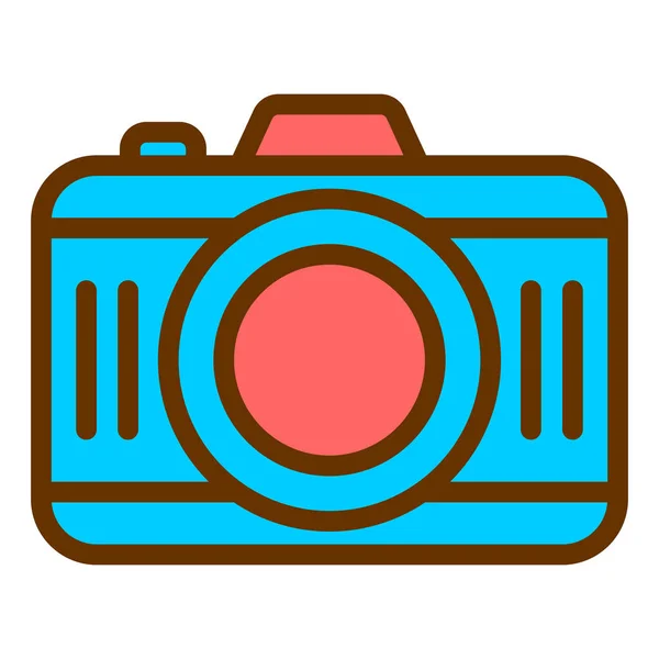 Camera Web Icon Simple Illustration — Stock Vector