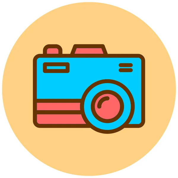 Web Camera Icon Ilustração Vetorial —  Vetores de Stock