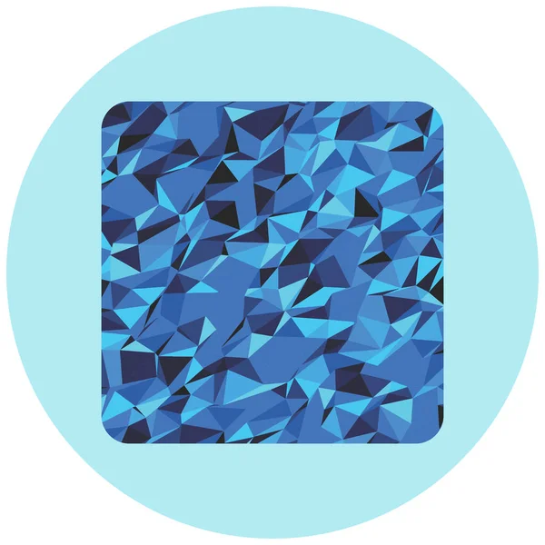 Blauwe Diamant Icoon Geïsoleerd Witte Achtergrond Vectorillustratie — Stockvector