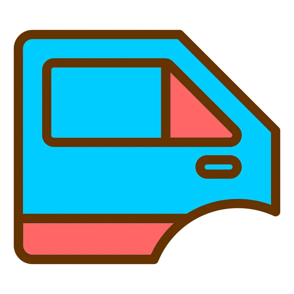 Car Door Icon Vector Illustration — Vettoriale Stock