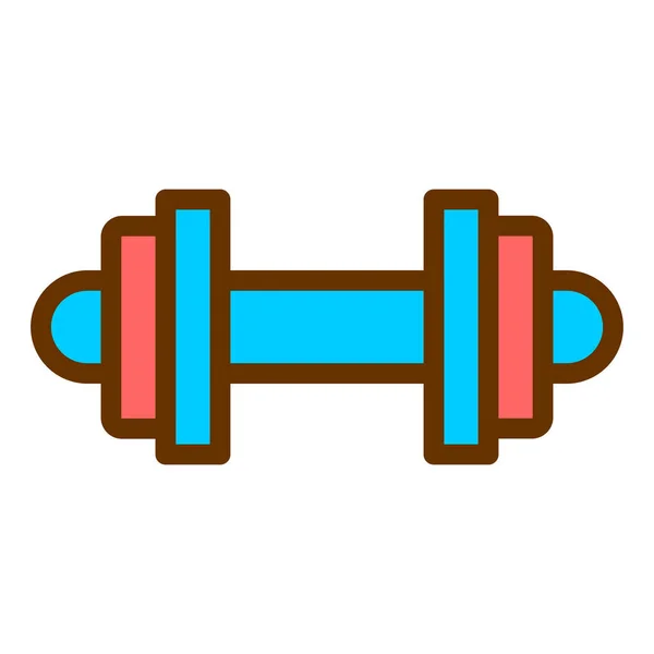 Fitness Fitness Icoon Vector Illustratie Ontwerp — Stockvector