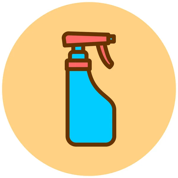 Spray Icona Web Semplice Illustrazione — Vettoriale Stock