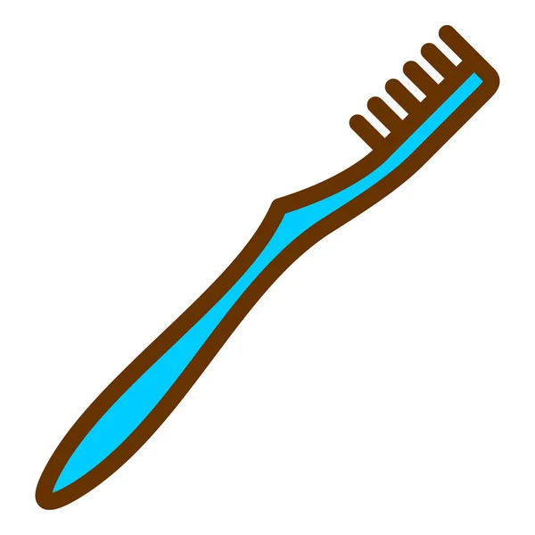 Значок Зубної Щітки Плоска Ілюстрація Зубної Щітки Векторні Піктограми Веб — стоковий вектор