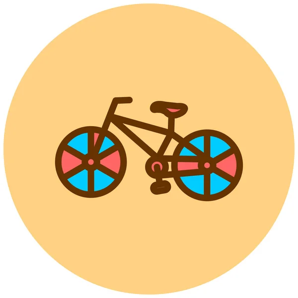 Велосипед Иконка Сайта — стоковый вектор