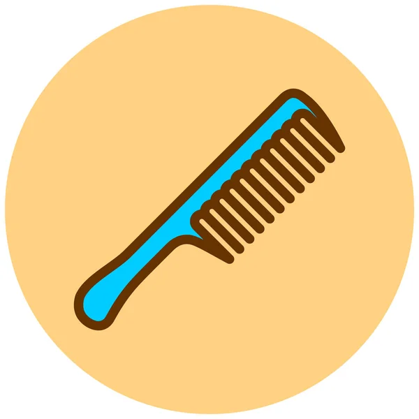 Comb Web Icon Simple Illustration — Stock Vector