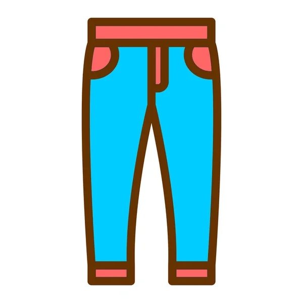 Shorts Web Symbol Einfache Illustration — Stockvektor