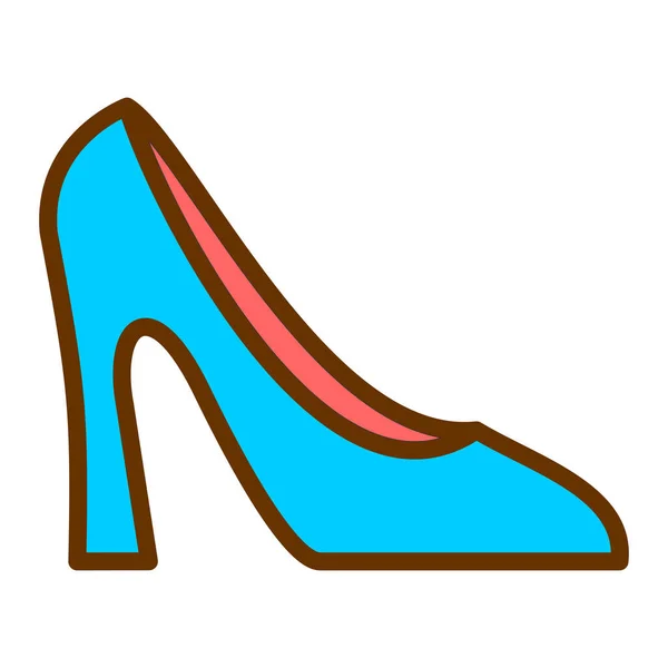 Shoe Icon Vector Illustration — Stock Vector