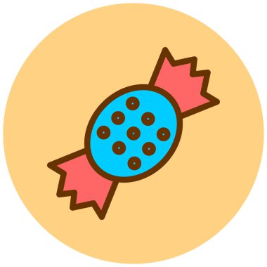 - Şeker. Web simgesi basit illüstrasyon