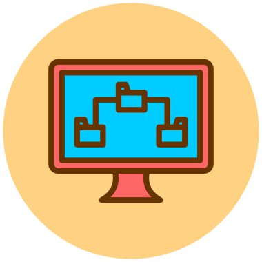 Veri merkezi. Basit resimleme