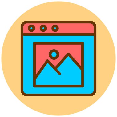 modern simge vektör illüstrasyonu