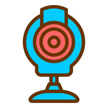 Web kamerası. Web simgesi basit illüstrasyon