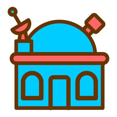 Bina. Web simgesi basit tasarım