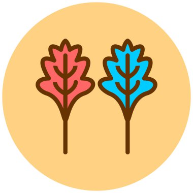 bitki simgesi vektör illüstrasyonu