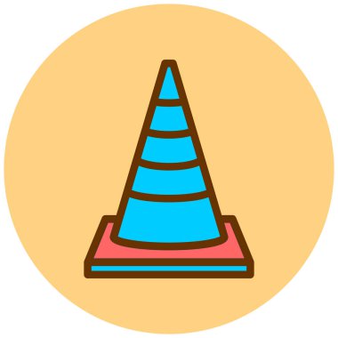 Koni. Web simgesi basit illüstrasyon