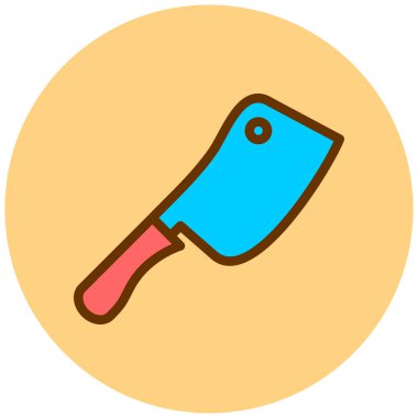 Bıçak. Web simgesi basit illüstrasyon