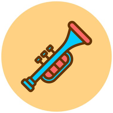 Müzik. Web simgesi basit tasarım