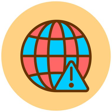 küresel ağ. Basit resimleme