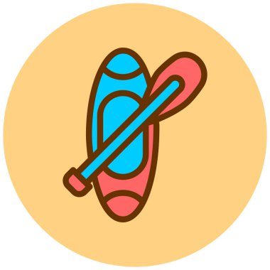 Kano. Web simgesi basit illüstrasyon