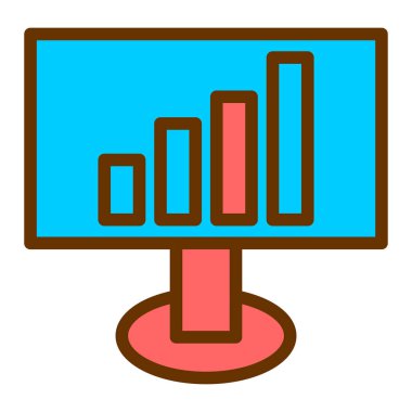 iş grafiği vektör illüstrasyonu