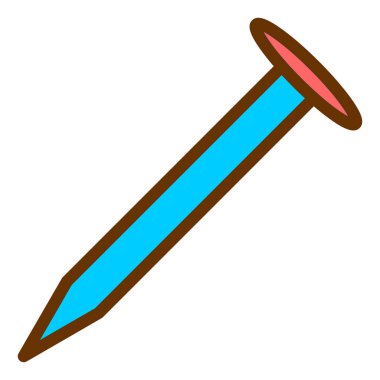 Çekiç. Web simgesi basit illüstrasyon